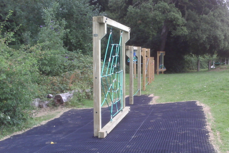 Linfield school play equipment on safer mate